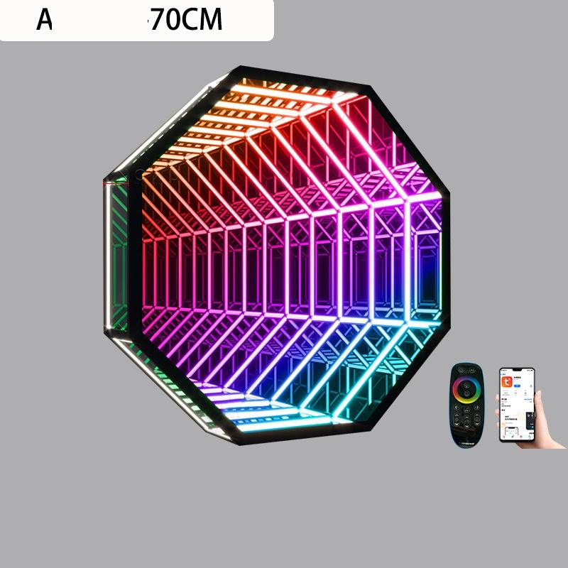 Infinity Mirror Colourful Wall Lamp - Ramkos Cozy Lights
