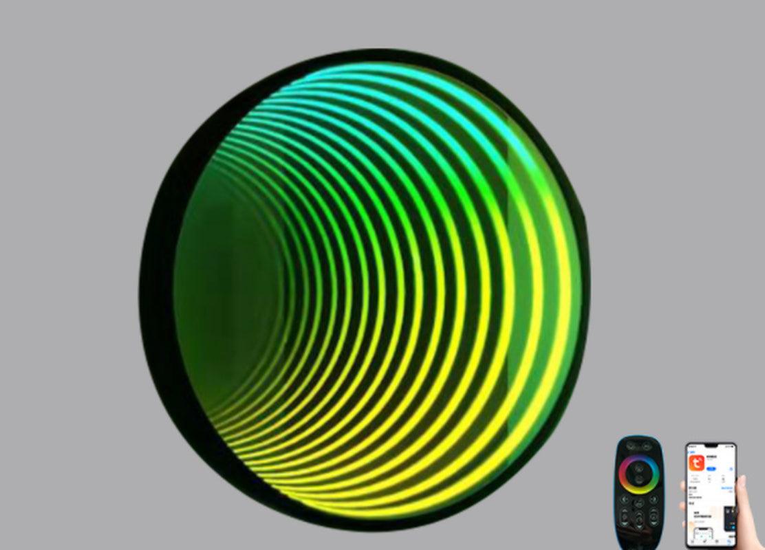 Infinity Mirror Colourful Wall Lamp - Ramkos Cozy Lights