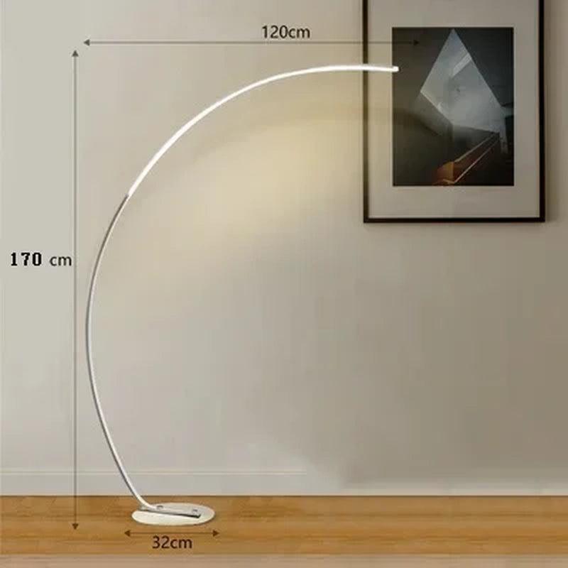 Nordic Arc Floor Lamp - Ramkos Cozy Lights