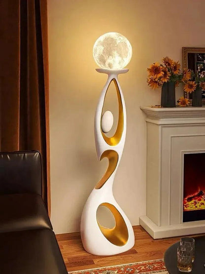 Luxury Resin Sculpture Lamp