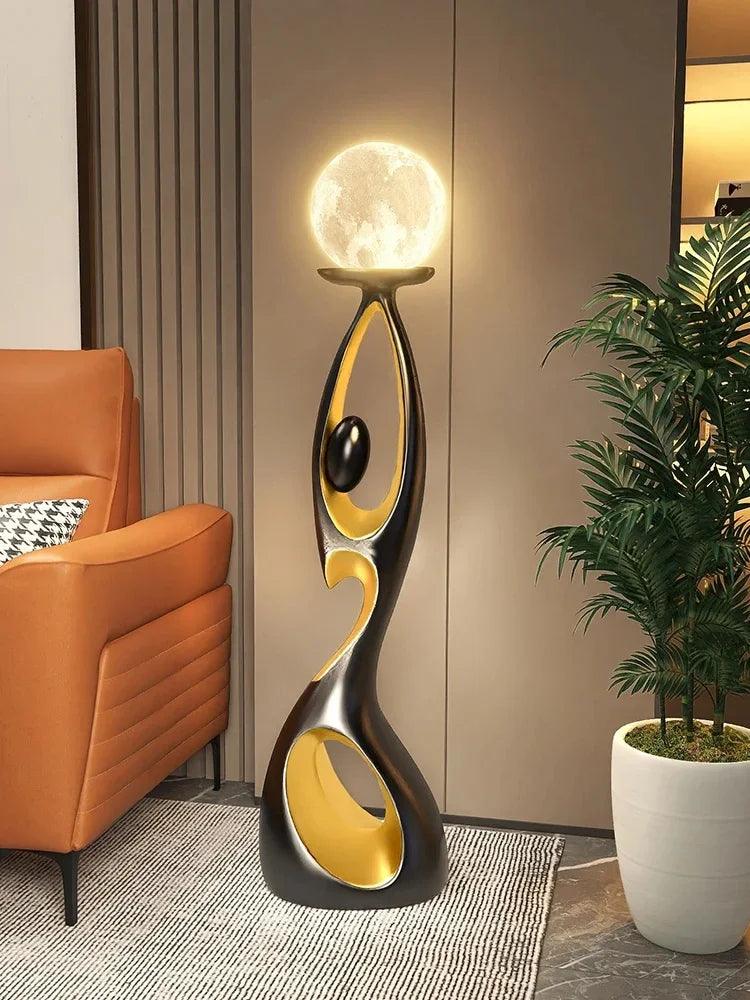 Luxury Resin Sculpture Lamp