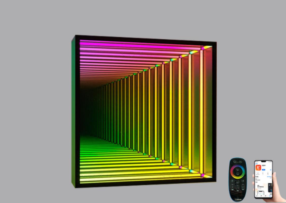 Infinity Mirror Colourful Wall Lamp - Ramkos Cozy Lights