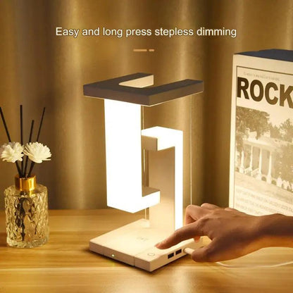 Levitating Wireless Charging Table Lamp Balance - Ramkos Cozy Lights