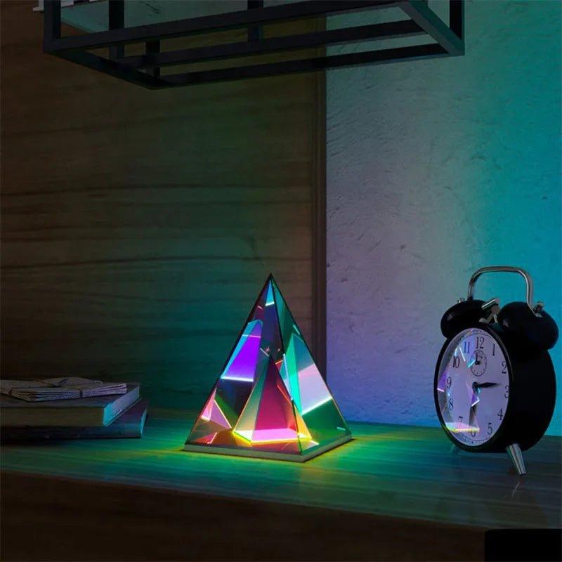 3D Pyramid Cube & Diamond - Ramkos Cozy Lights