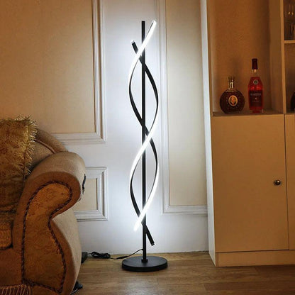 Spiral Nordic Floor Lamp - Ramkos Cozy Lights