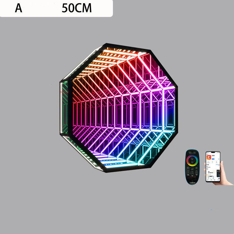 Infinity Mirror Colourful Wall Lamp - Ramkos Cozy Lights