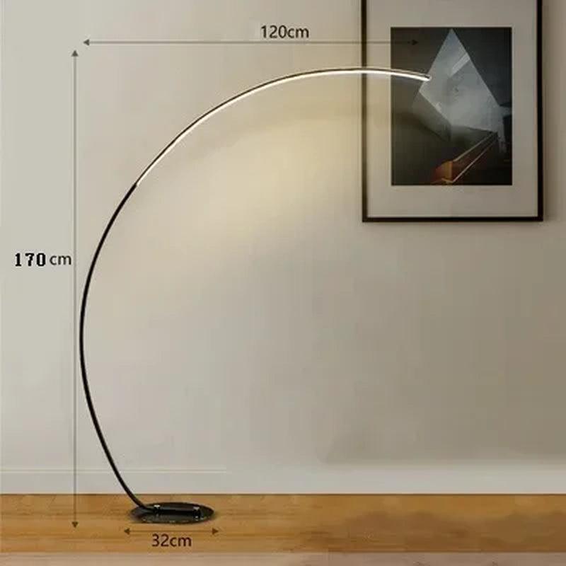 Nordic Arc Floor Lamp - Ramkos Cozy Lights