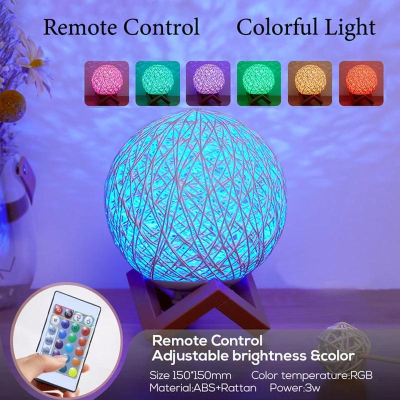 Sepak Takraw Night Light - Ramkos Cozy Lights