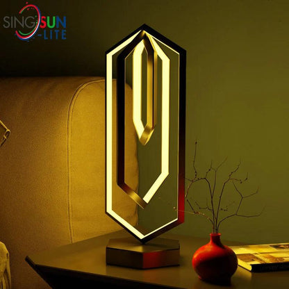 RGB Polygon Desk Lamp - Ramkos Cozy Lights