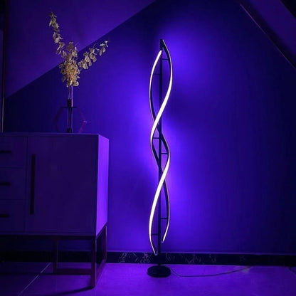 Spiral Nordic Floor Lamp - Ramkos Cozy Lights