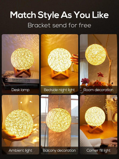 Sepak Takraw Night Light - Ramkos Cozy Lights
