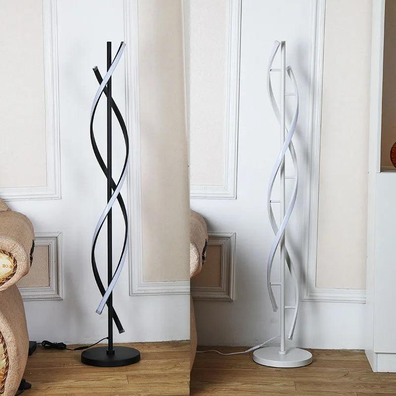 Spiral Nordic Floor Lamp - Ramkos Cozy Lights