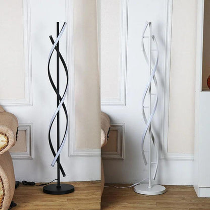Spiral Nordic Floor Lamp - Ramkos Cozy Lights