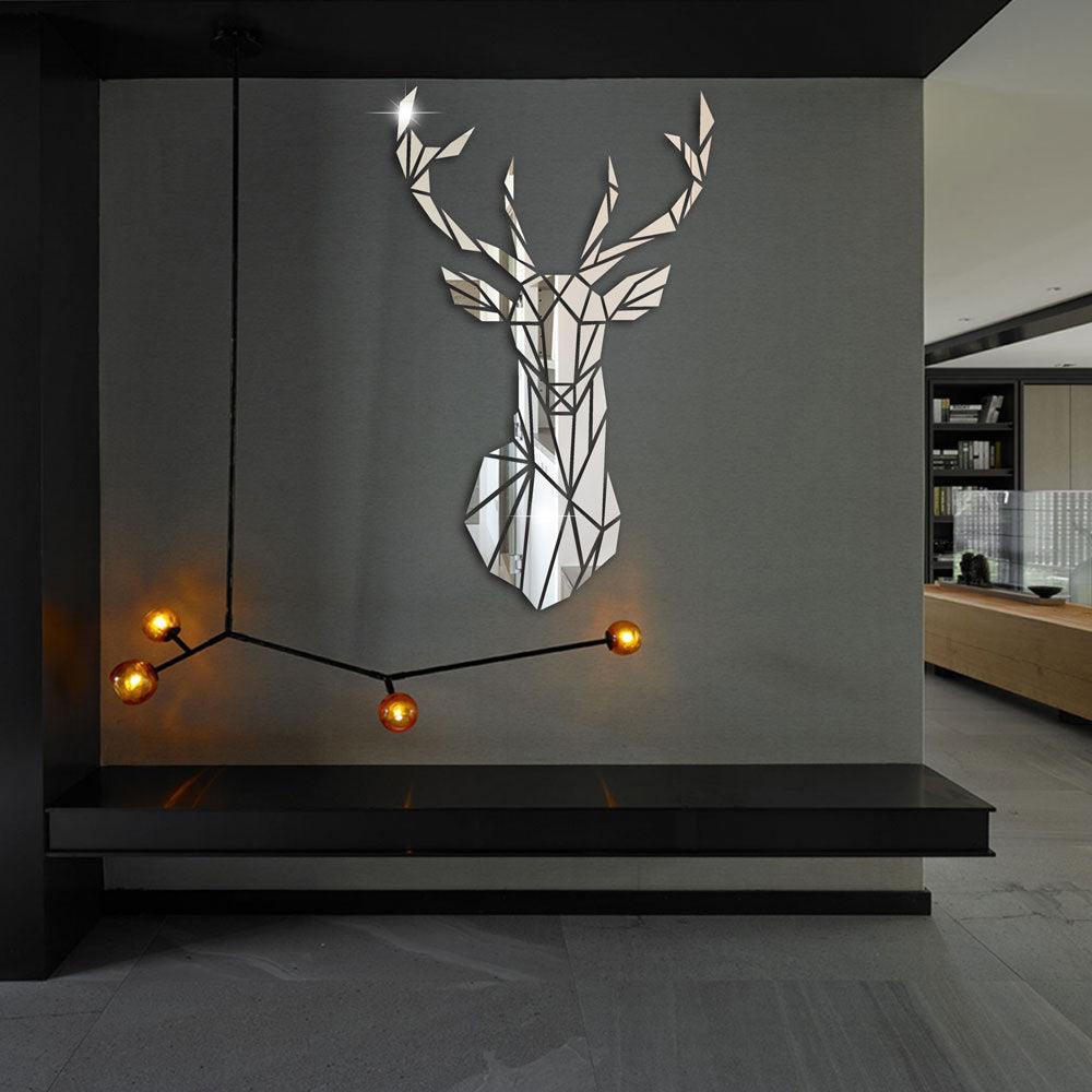 Deer Mirror ( acrylic stickers) - Ramkos Cozy Lights
