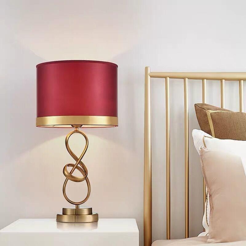 Elegant Bedroom Bedside Lamp - Ramkos Cozy Lights
