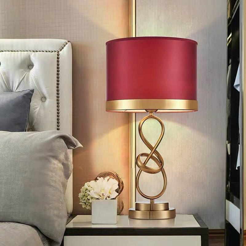 Elegant Bedroom Bedside Lamp - Ramkos Cozy Lights