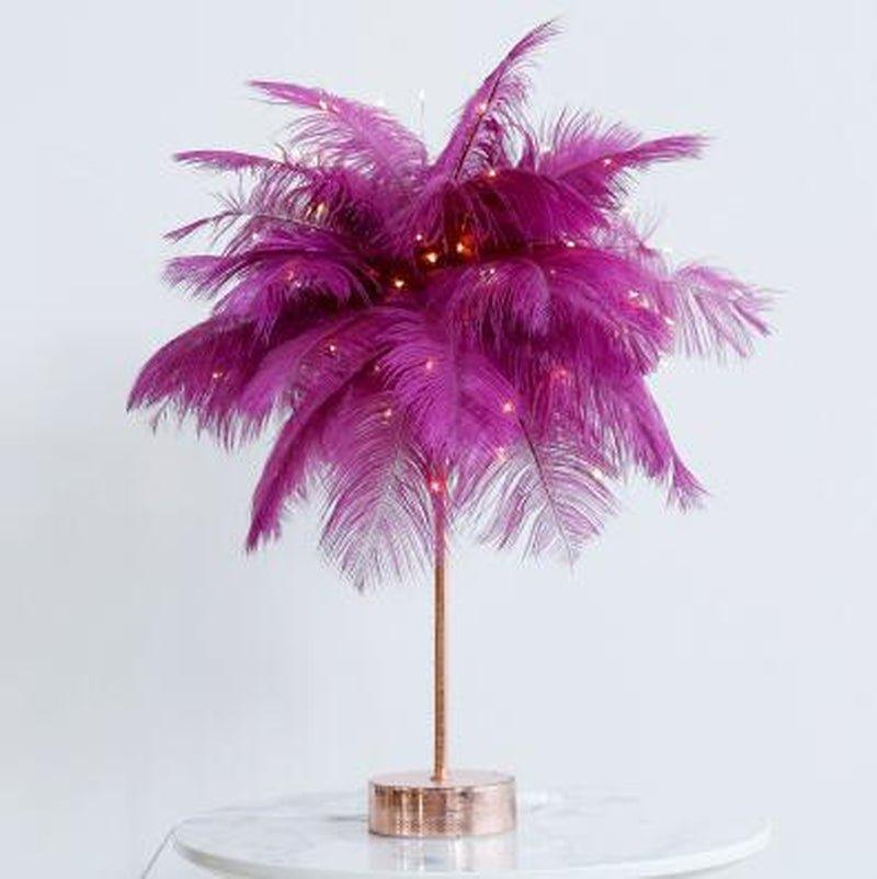 Feather Lamp - Ramkos Cozy Lights
