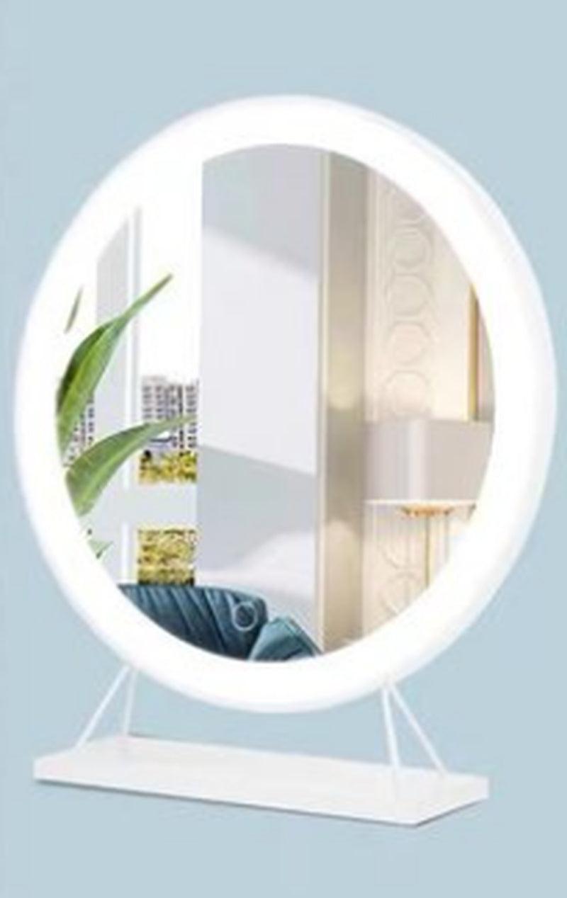 LED Large Gold Makeup Mirror - Ramkos Cozy Lights