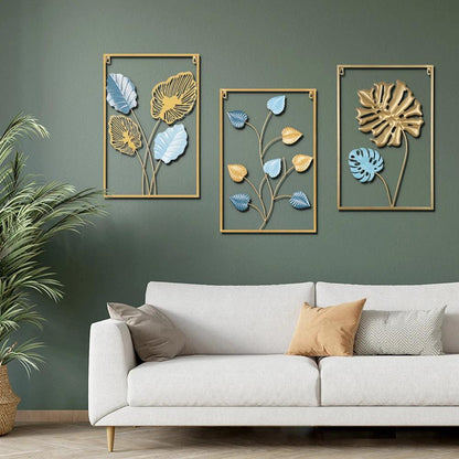 Nordic Metal Leaves Wall Decoration - Ramkos Cozy Lights