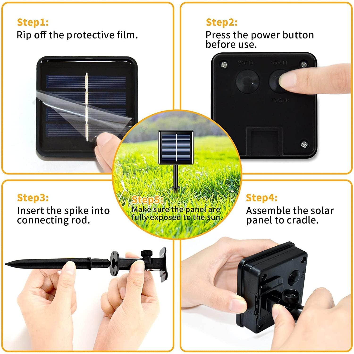 Solar Powered LED String Lights - Ramkos Cozy Lights