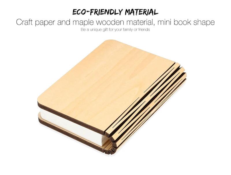 Wooden LED Book Night Lamp - Ramkos Cozy Lights