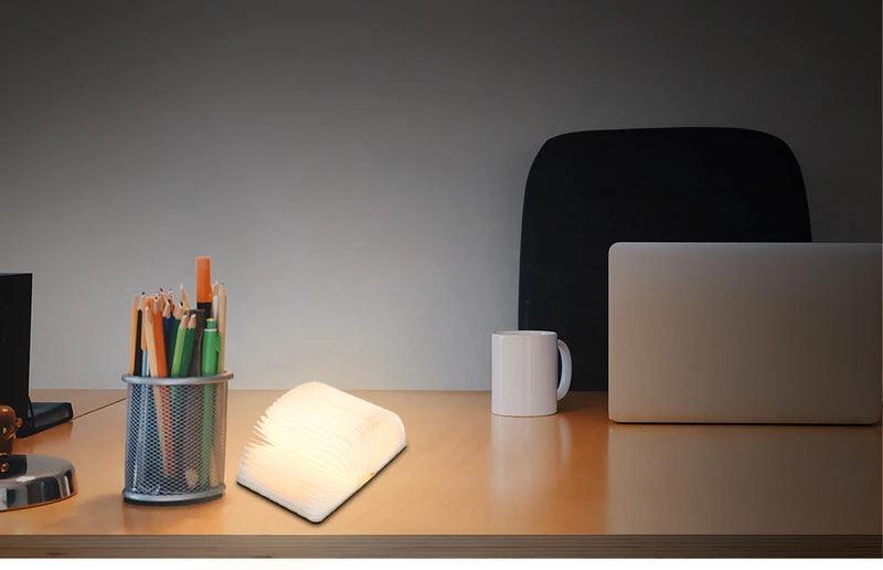 Wooden LED Book Night Lamp - Ramkos Cozy Lights