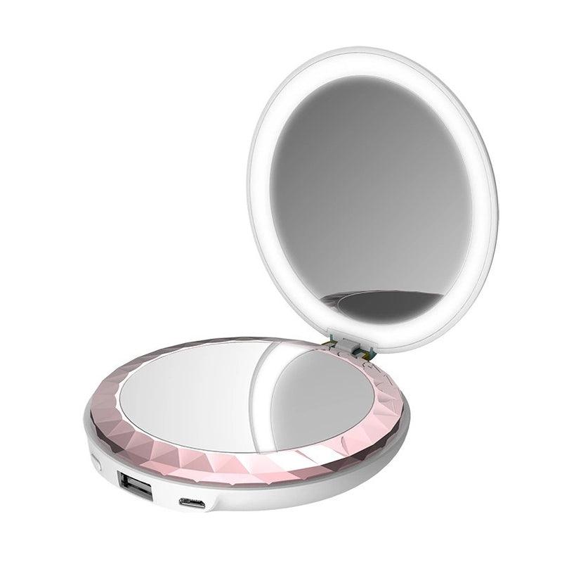 Hand Warmer Makeup Mirror - Ramkos Cozy Lights