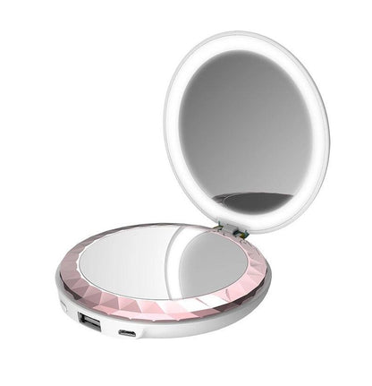 Hand Warmer Makeup Mirror - Ramkos Cozy Lights
